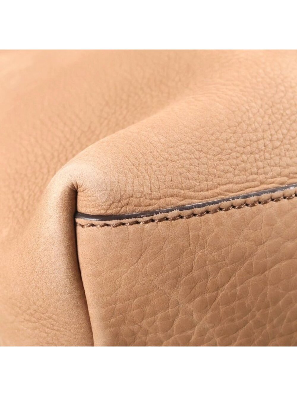 Gucci Soho Chain Shoulder Bag Interlocking G Leather Beige - Picture 5 of 8